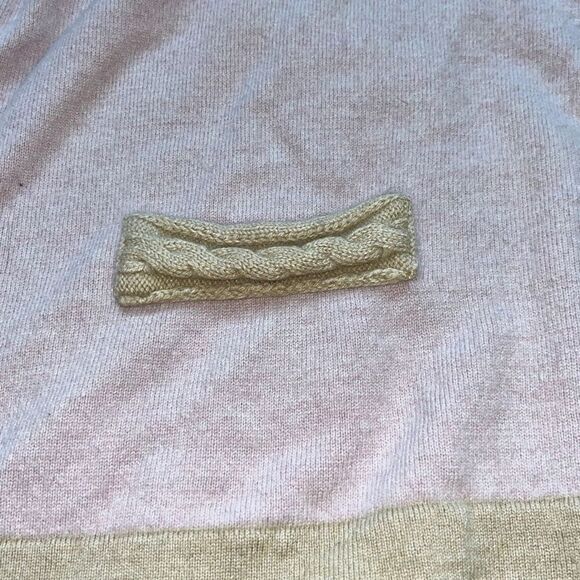 Beautiful Vintage Escada Pink And Tan Sweater Wool Cashmere Silk Blend Italy Siz - Picture 12 of 14